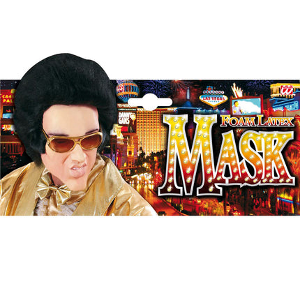 e-carnavalskleding-SYK Masker Latex/Schuim King Of Rock Met Haar