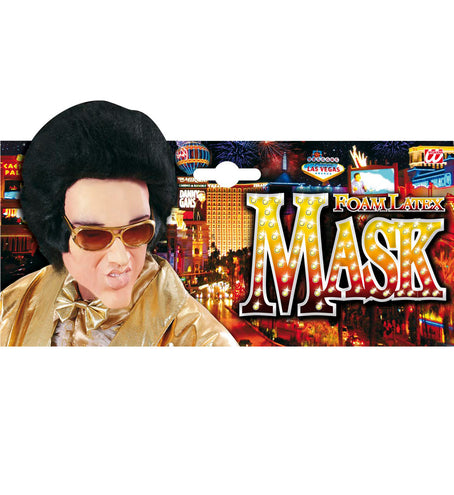 e-carnavalskleding-SYK Masker Latex/Schuim King Of Rock Met Haar