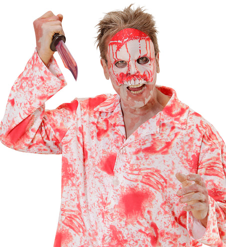 e-carnavalskleding-SYK Masker met bloed Psycho