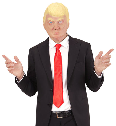 e-carnavalskleding-SYK Masker president Trump America first