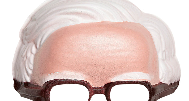 e-carnavalskleding-SYK masker zonder kin met bril en witte haarlijn