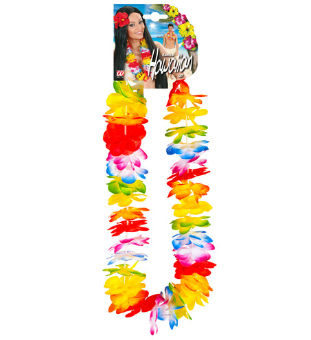 e-carnavalskleding-SYK Meerkleurige Hawaii ketting Bo