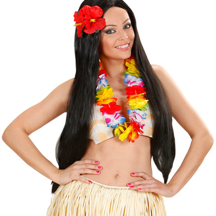 e-carnavalskleding-SYK Meerkleurige Hawaii ketting Bo
