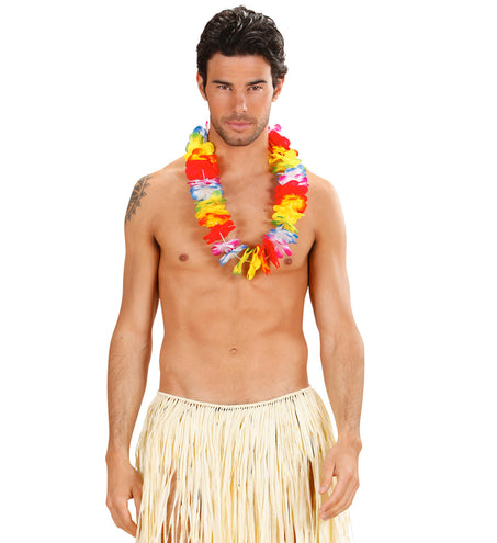 e-carnavalskleding-SYK Meerkleurige Hawaii ketting Bo