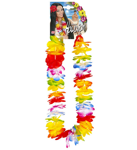 e-carnavalskleding-SYK Meerkleurige Hawaii ketting Bo