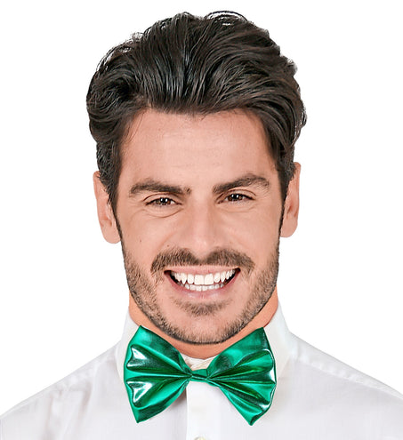 e-carnavalskleding-SYK Metallic groene strikjes