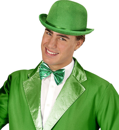 e-carnavalskleding-SYK Metallic groene strikjes