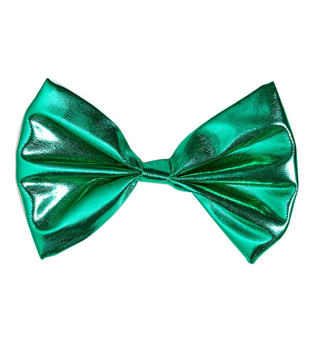 e-carnavalskleding-SYK Metallic groene strikjes