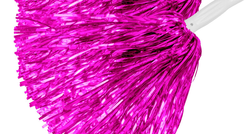 e-carnavalskleding-SYK Metallic pompons set roze