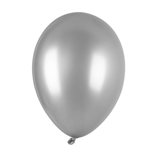 e-carnavalskleding-SYK Metallic zilveren ballonnen