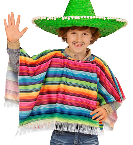 e-carnavalskleding-SYK Mexicaanse poncho kinderen
