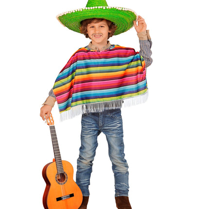 e-carnavalskleding-SYK Mexicaanse poncho kinderen