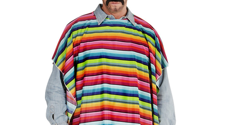 e-carnavalskleding-SYK Mexicaanse poncho volwassenen