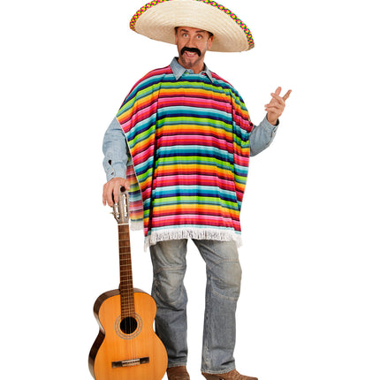 e-carnavalskleding-SYK Mexicaanse poncho volwassenen
