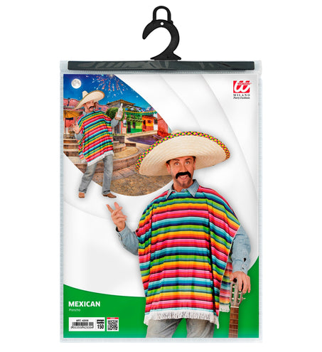e-carnavalskleding-SYK Mexicaanse poncho volwassenen