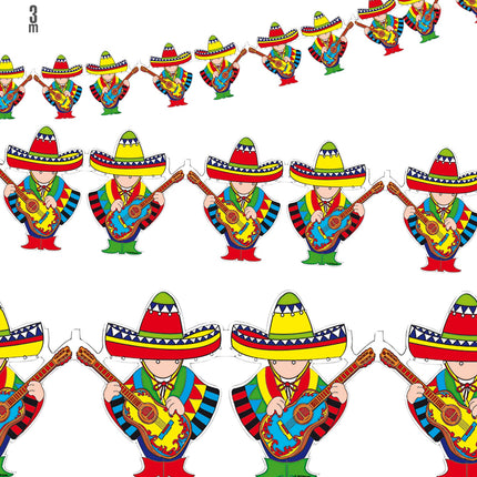 e-carnavalskleding-SYK Mexicaanse slinger 3 meter