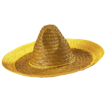 e-carnavalskleding-SYK Mexicaanse sombrero geel