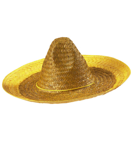e-carnavalskleding-SYK Mexicaanse sombrero geel