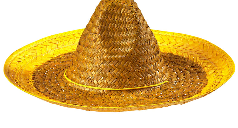 e-carnavalskleding-SYK Mexicaanse sombrero geel