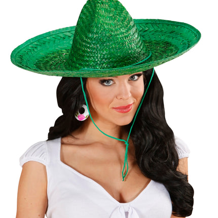 e-carnavalskleding-SYK Mexicaanse sombrero groen
