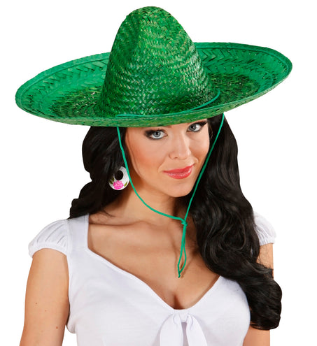 e-carnavalskleding-SYK Mexicaanse sombrero groen