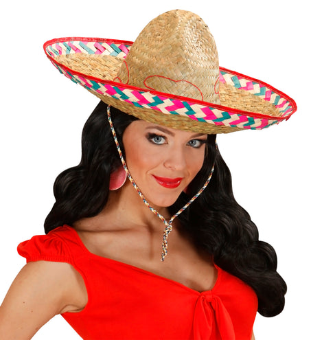 e-carnavalskleding-SYK Mexicaanse sombrero multi