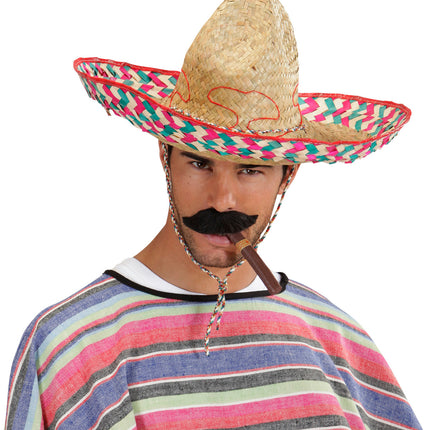 e-carnavalskleding-SYK Mexicaanse sombrero multi