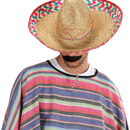 e-carnavalskleding-SYK Mexicaanse sombrero multi