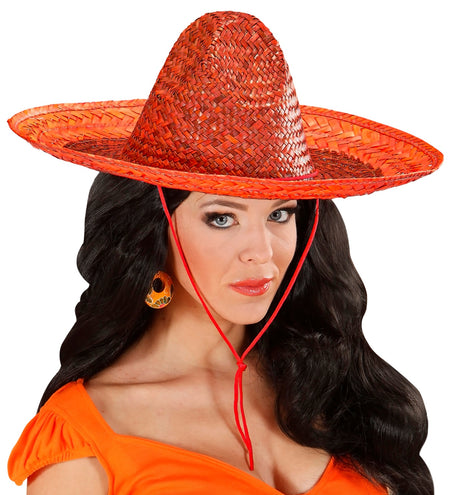 e-carnavalskleding-SYK Mexicaanse sombrero oranje
