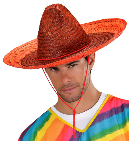 e-carnavalskleding-SYK Mexicaanse sombrero oranje