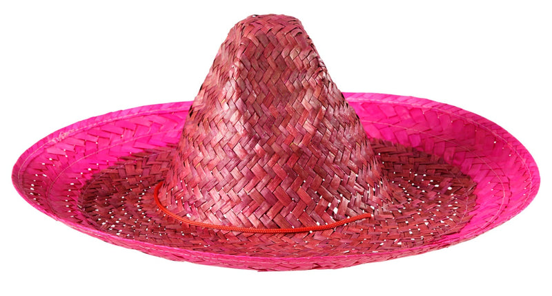 e-carnavalskleding-SYK Mexicaanse sombrero roze