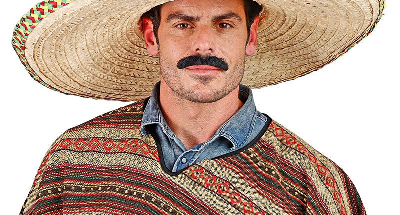 e-carnavalskleding-SYK Mexicaanse sombrero stro naturel