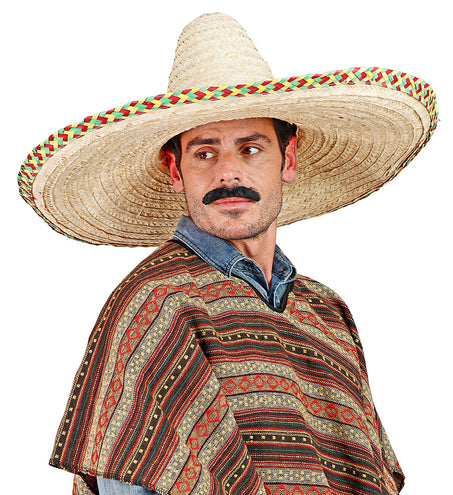 e-carnavalskleding-SYK Mexicaanse sombrero stro naturel