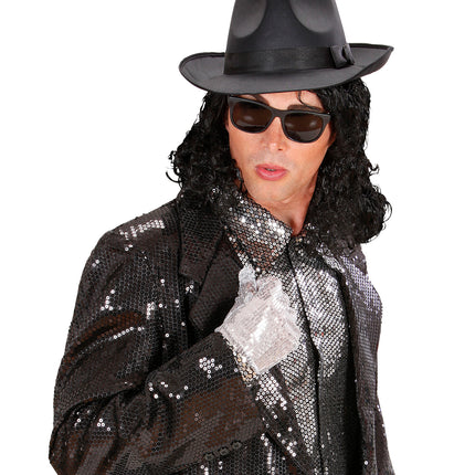 e-carnavalskleding-SYK Michael Jackson pruik King of Pop