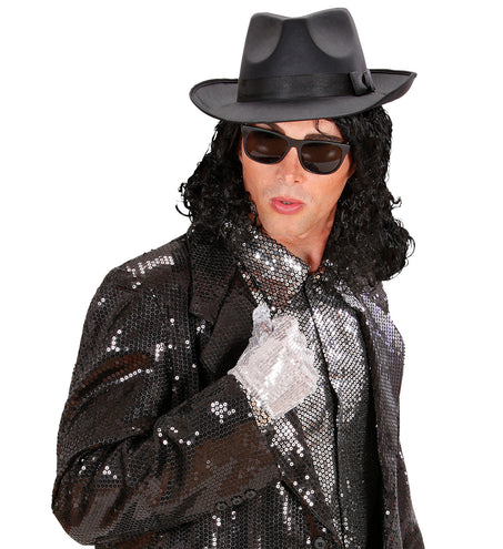 e-carnavalskleding-SYK Michael Jackson pruik King of Pop