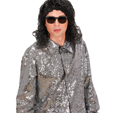 e-carnavalskleding-SYK Michael Jackson pruik King of Pop