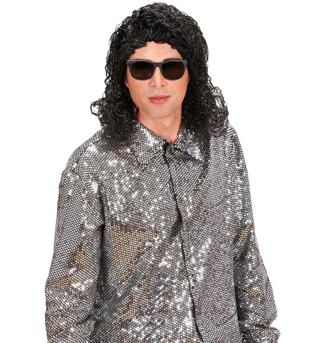 e-carnavalskleding-SYK Michael Jackson pruik King of Pop