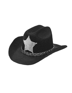 e-carnavalskleding-SYK Mini cowboyhoed zwart Dallas