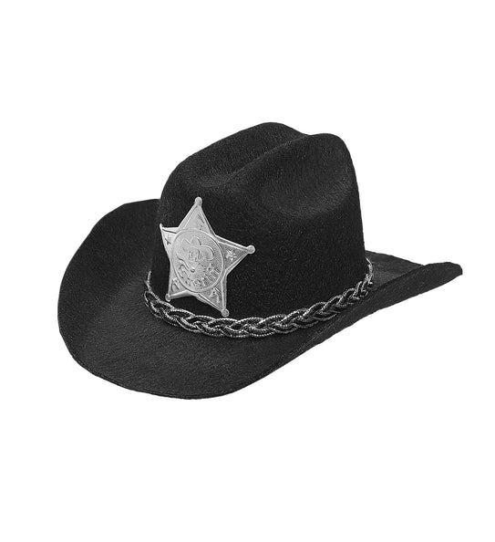 e-carnavalskleding-SYK Mini cowboyhoed zwart Dallas
