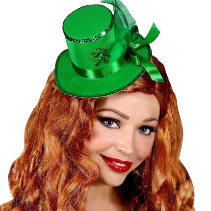 e-carnavalskleding-SYK Mini hoge hoed St. Patrick's day