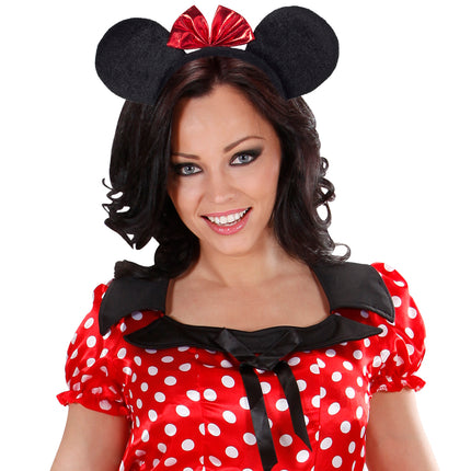 e-carnavalskleding-SYK Minnie muis oren metallic