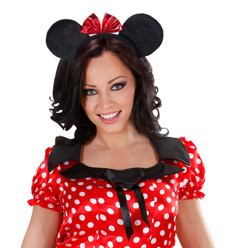e-carnavalskleding-SYK Minnie muis oren metallic