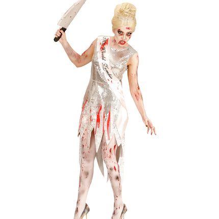e-carnavalskleding-SYK Miss World zombie jurk voor Halloween