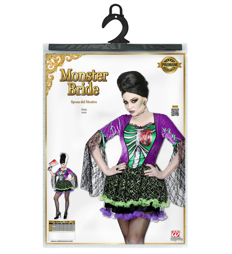 e-carnavalskleding-SYK Monster bruidje Lizzy dames