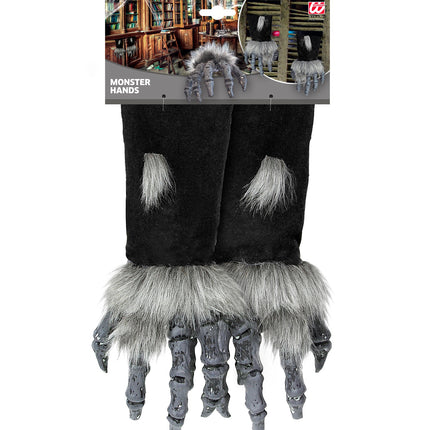 e-carnavalskleding-SYK Monster handen met vacht