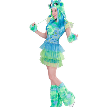 e-carnavalskleding-SYK Monster pak Evi dames maat S