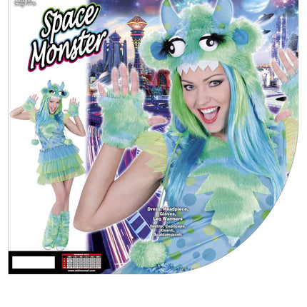 e-carnavalskleding-SYK Monster pak Evi dames maat S