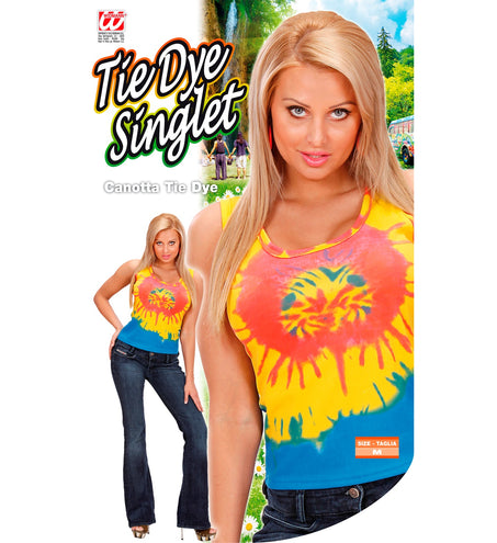 e-carnavalskleding-SYK Mouwloos Tye Dye shirt