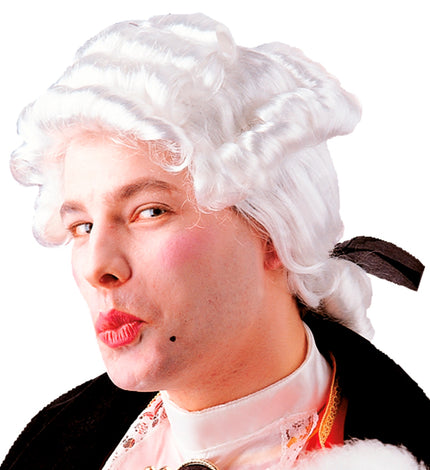 e-carnavalskleding-SYK Mozart pruik koloniale man
