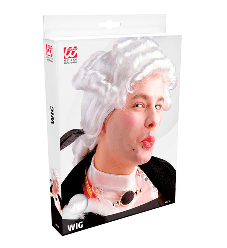 e-carnavalskleding-SYK Mozart pruik koloniale man